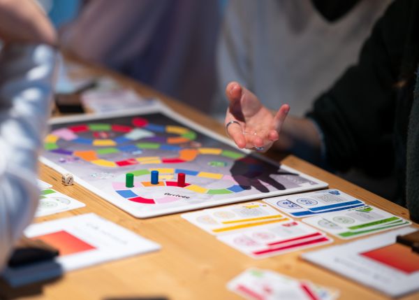 Photo : Atelier jeu pour le festival FACTS 2023 ©Gautier DUFAU