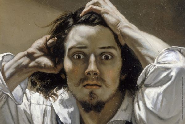 Photo : Le désespéré © Gustave Courbet