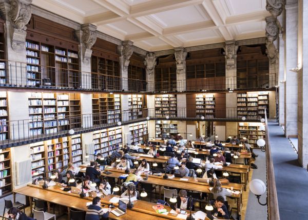 Photo : Bibliothèque des Sciences de l'Homme du campus Victoire © Anaelb