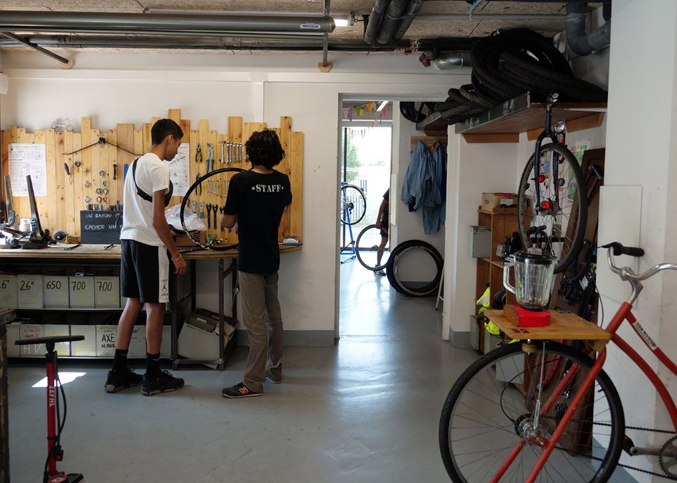 La Maison du vélo vous permet de réparer ou d'acheter votre vélo © université de Bordeaux