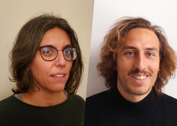 Photo : Aurélie Bugeau et Sofiane Kissar, tous deux engagés pour les transitions © université de Bordeaux