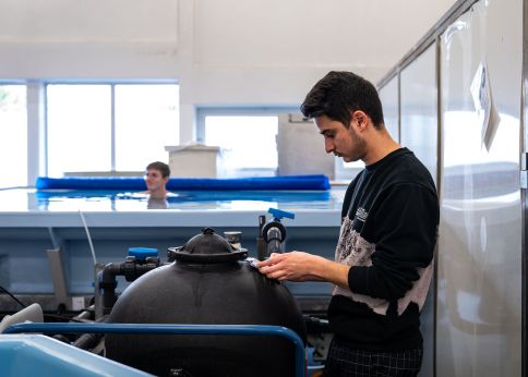 Photo L'institut dispose d'un équipement moderne en hydrothérapie - campus de Dax © Gautier Dufau