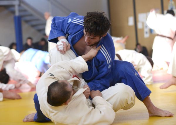 Photo : Compétition internationale contre l'équipe de judo de l'université de Tsukuba © Olivier Got - université de Bordeaux