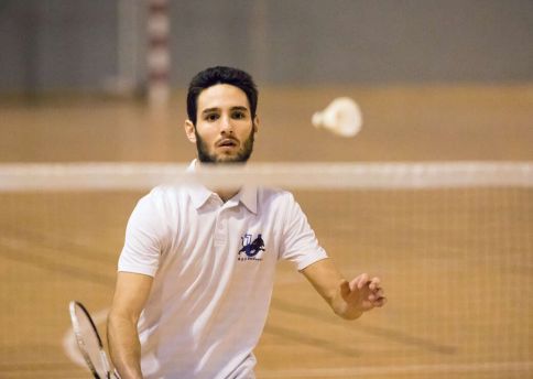 Photo Badminton practice with the University of Bordeaux Sports Association © Arthur Pequin