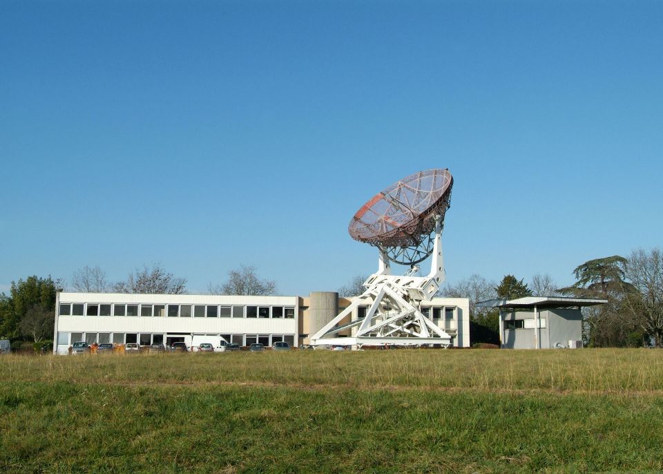 Radiotélescope de Würzburg, construit en 1965 © Université de Bordeaux