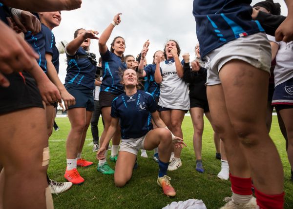 Photo : L'équipe féminine de rugby à 7, championne de France en 2019