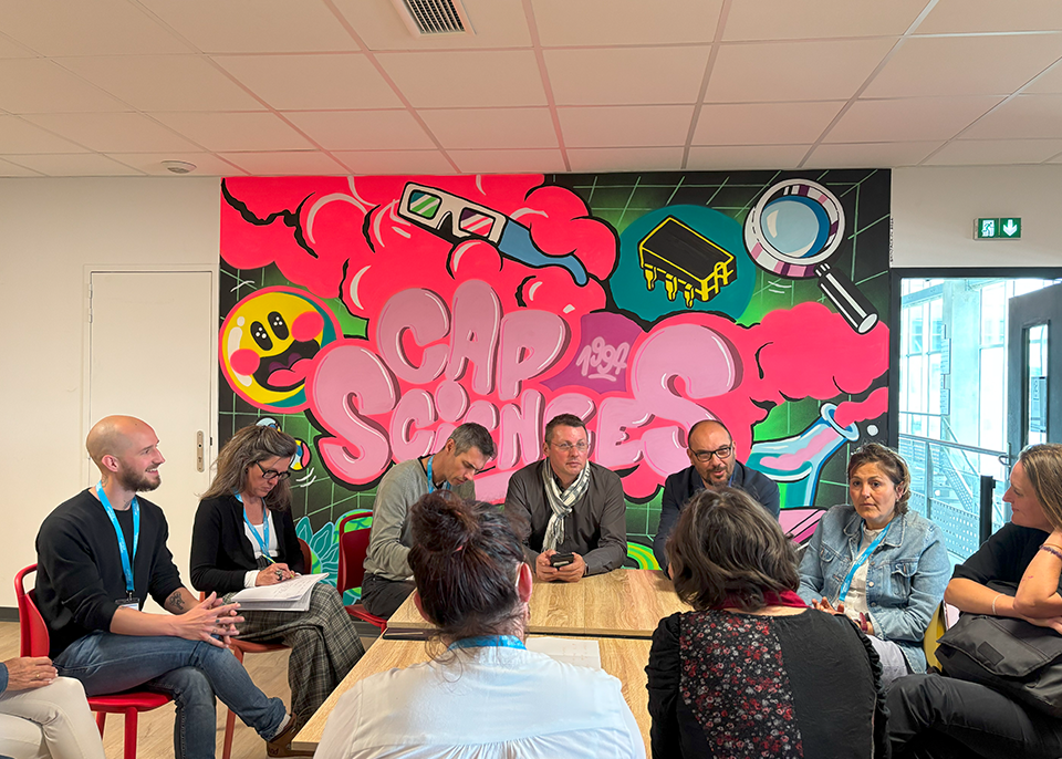 Les participants du Forum Ouvert se sont réunis afin de réfléchir ensemble à des problématiques liées à l'orientation © université de Bordeaux