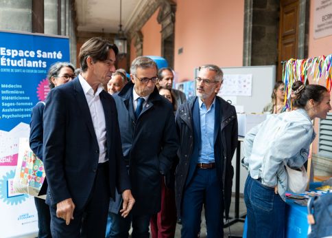 Photo L'Espace Santé étudiants a aussi présenté ses actions en faveur des étudiants © Gautier Dufau