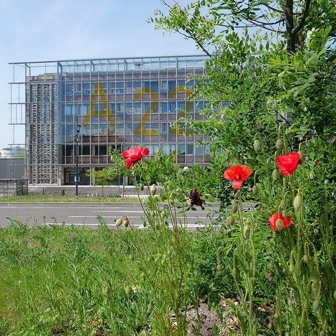 Le bâtiment A22 sur le campus de Talence © Gautier Dufau