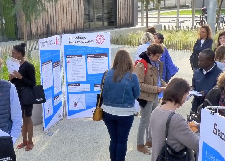 The university accompanies people with disabilities as soon as they arrive © University of Bordeaux