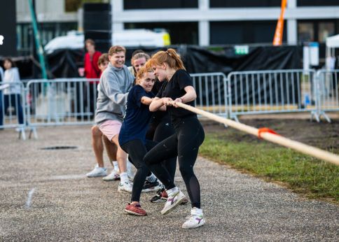 Photo Fête la rentrée, c'est aussi des épreuves sportives, ici sur le campus Montesquieu ! © Gautier Dufau