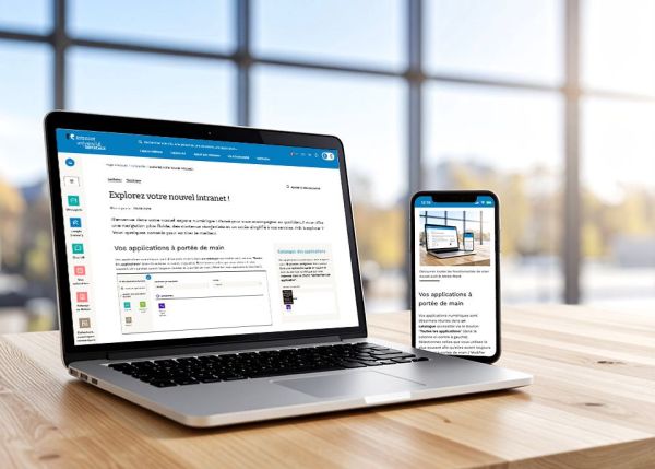 Photo : L'intranet vous permet d'accéder à de nombreuses ressources : dossier étudiant, messagerie, annuaire, plateformes pédagogiques, supports de cours, ressources documentaires... © Adobe Stock