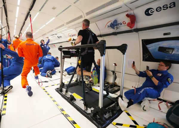 Photo : Partenaire de ce Master 2, l'entreprise Novespace et ses vols paraboliques scientifiques permettant d’effectuer des recherches en micropesanteur © Novespace / CNES